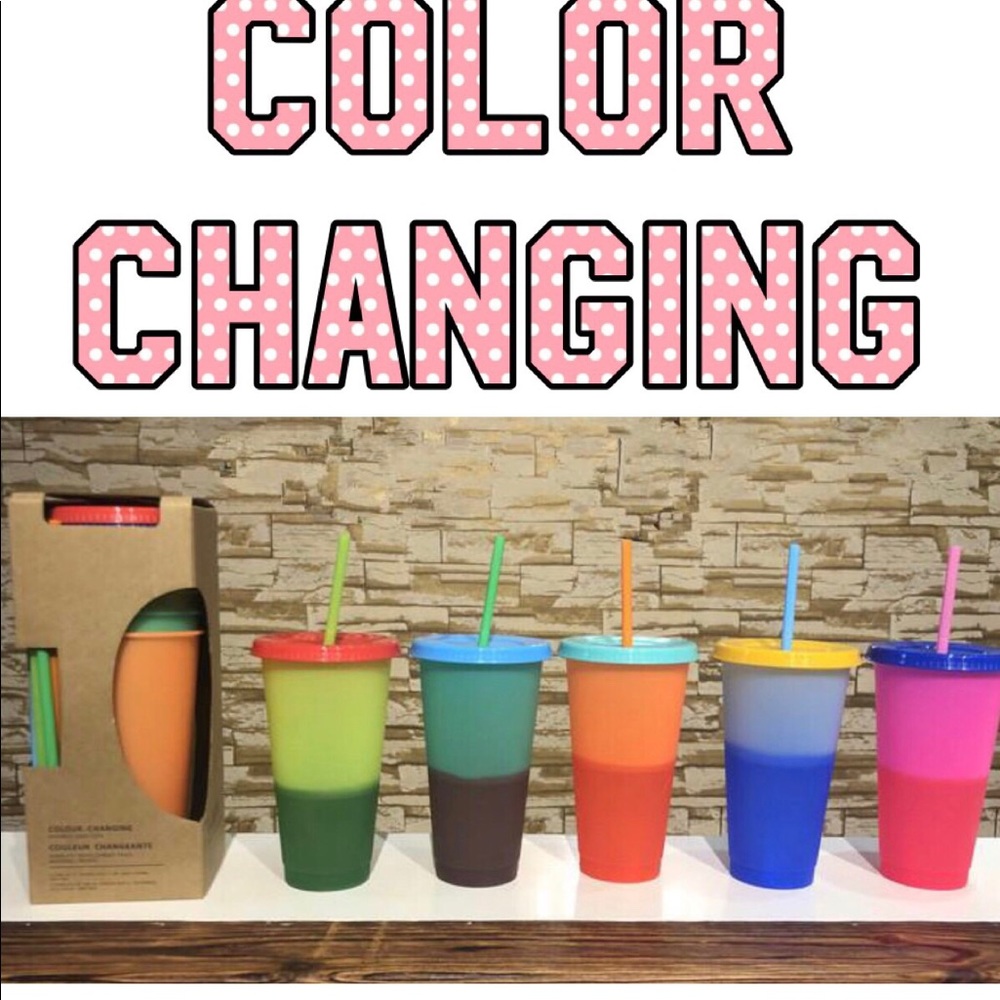 5 color changing 24 oz cups